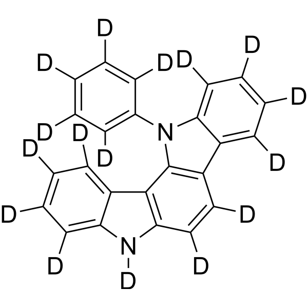 5,12-Dihydro-12-phenylindolo[3,2-a]carbazole-d16 2569012-78-6